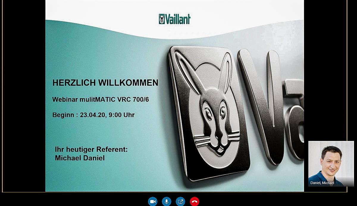 Webinare für Vaillant Fachhandwerker