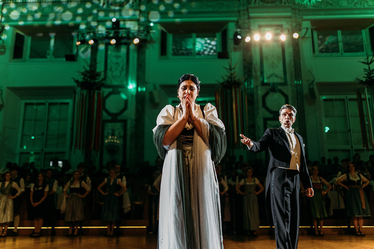 Corina Koller und Ivan Oreščanin von der Grazer Oper