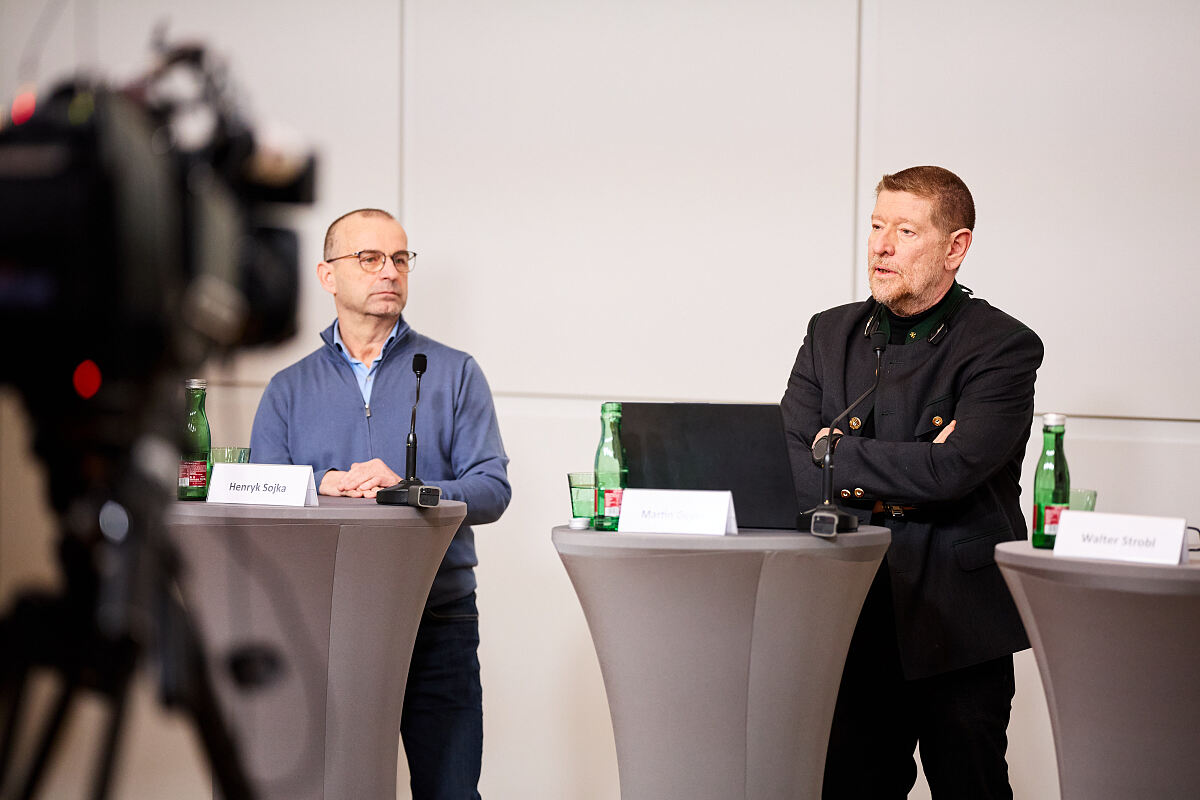 Malermeister Henryk Soyka und Gutachter und Forensiker Martin Geyer